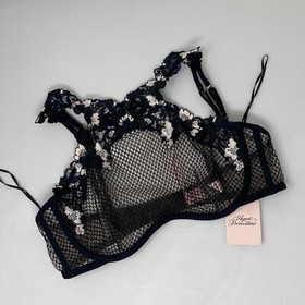 Agent Provocateur Eliza Black Pink Bra AP3 Medium NWT