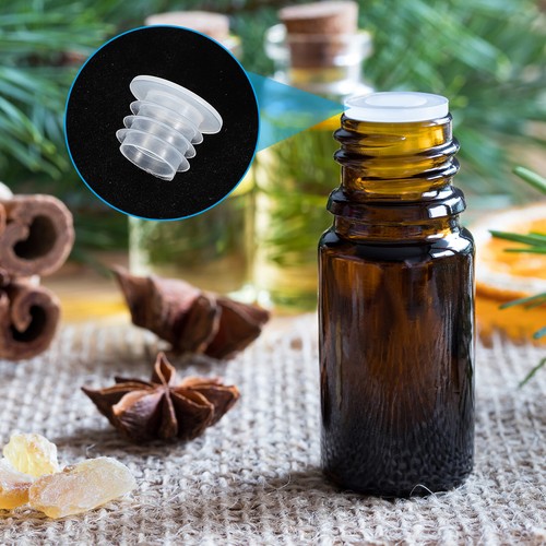 50Pcs 10mm/0.39" Plastic Salt and Pepper Shaker Stoppers Plug Replacement Clear - Picture 4 of 6