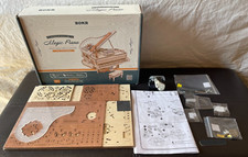 NEW ROKR Magic Piano Mechanical Music Box 3D Wooden Puzzle Home Decor Steampunk