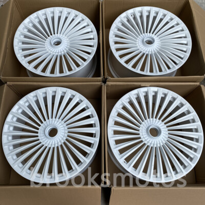 20'' NEW WHITE FORGED STYLE WHEELS RIMS FOR 2020+ MERCEDES BENZ W223 S CLASS