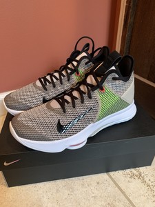 nike lebron witness iv string black volt