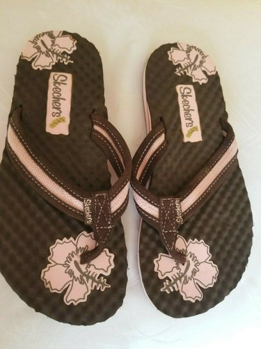 SKECHERS CALI YOGA FOAM BROWN FLAT 