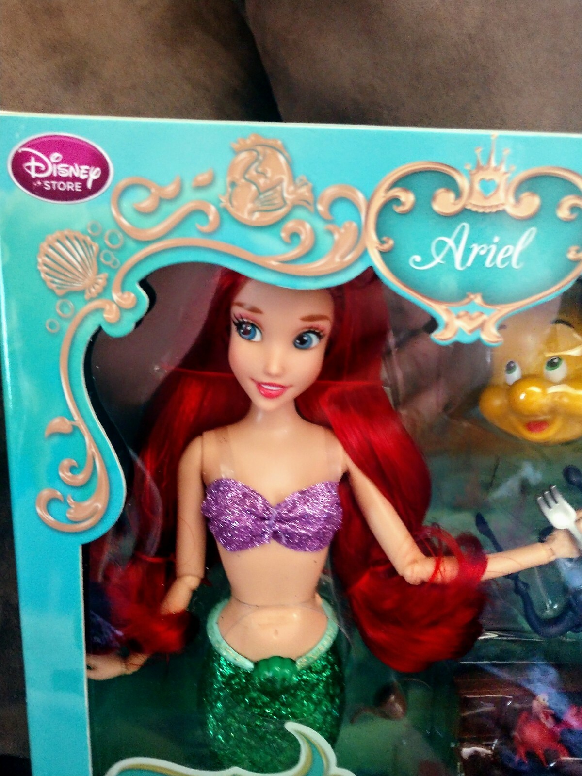 little mermaid doll set