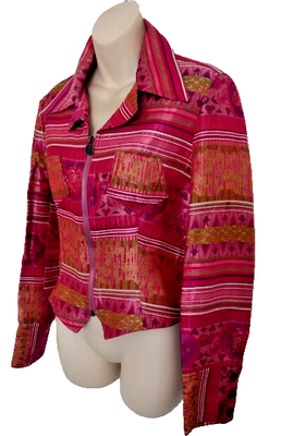 90s CHRISTIAN LACROIX Jacquard Jacket Vtg 90s BAZAR CHRISTIAN