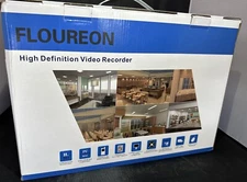 Floureon CCTV 4-Camera Kit with H.264 4-Channel Digital Video Recorder Pan/Tilt