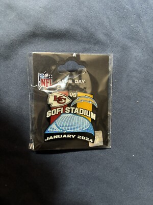 2023 Los Angeles Chargers Sofi Stadium Game Day Pin Chargers VS Chiefs