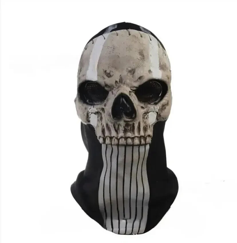 Military tactical balaclava mask with Ghost Ghost skull from the Call of Duty