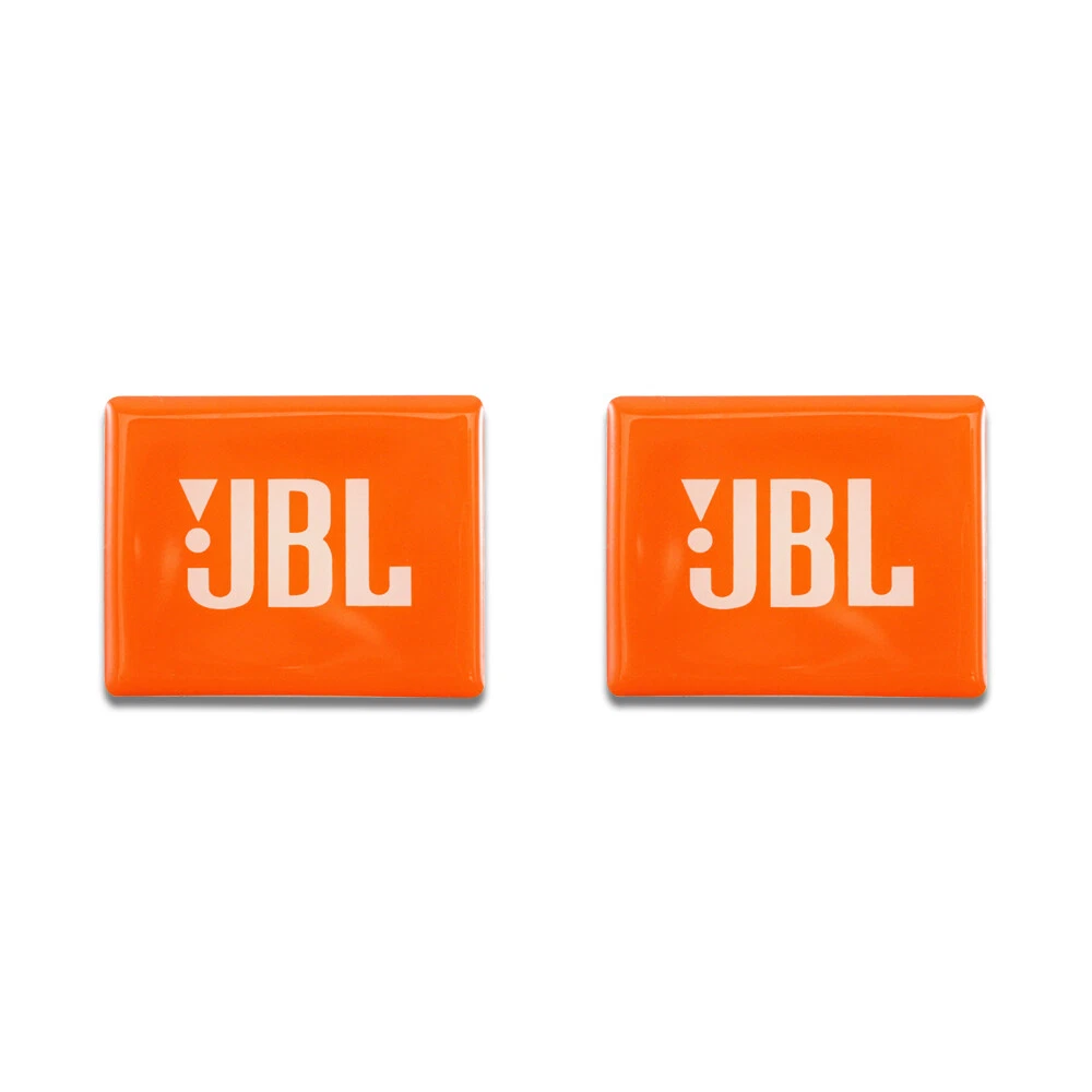 2pcs JBL plastic sticker logo badge replacement piece 58mm(2.28") x  46mm(1.81") | eBay