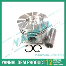 3x For Yanmar Piston Kit +0.5MM 3TNV82A Engine Spare Parts