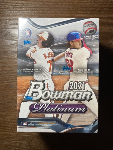 2021 Bowman Platinum MLB Baseball Cards Blaster Box NEW RELEASE FACTORY SEALED - Picture 1 of 3