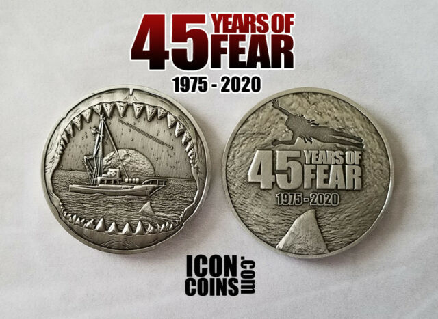 JAWS 45th Anniversary Limited Edition Collectors Coin - NEW