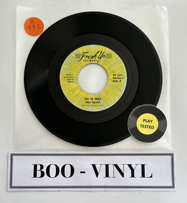 Ike 'N' Mike - Star Epoch 7  Soul Funk Disco Vinyl Record VG+ Condition 