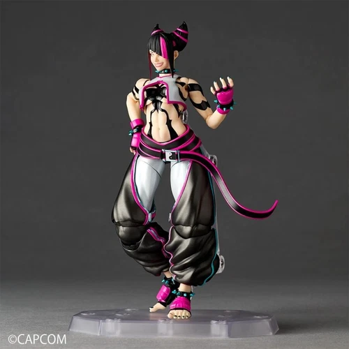 Revoltech Amazing Yamaguchi Juri (Street Fighter 6) Action Figure Kaiyodo Japan