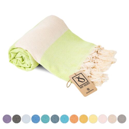 TURKISH BEACH TOWEL100% COTTON TRAVEL CAMPING SAUNA YOGA BATH HOME DECOR BLANKET - Picture 13 of 105