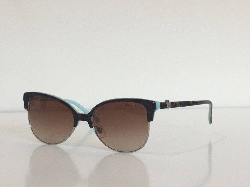 Tiffany & Co. TF 4080 8134/3B Cat Eye Havana Brown Gradient  display picture 1
