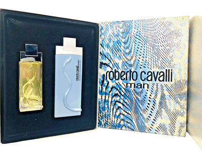 ROBERTO CAVALLI MAN Blue Leopard Vintage Herren Parfum Box 50 ml Spray