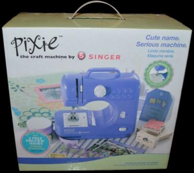 BRAND NEW IN BOX SINGER PIXIE PURPLE CRAFT SEWING MACHINE