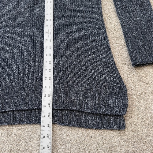 Orvis maglione ciniglia donna grigio medio grosso morbido accogliente loungewear - Foto 8 di 14