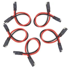 5pcs 12 AWG SAE Extension Cable - SAE to SAE Power Automotive Extension Cable...