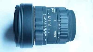 SONY A MOUNT FIT SIGMA 12-24mm f4.5-5.6 EX DG Lens + CAPS  12 - 24 mm !! READ !!