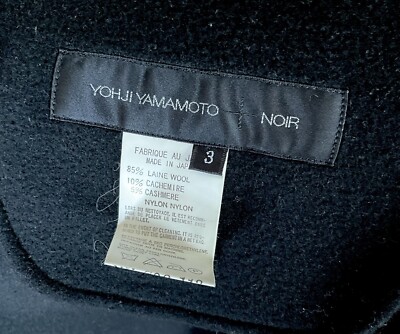 ジャケット・アウター YOHJI YAMAMOTO +NOIR cashmere coat COATS – THE SHOP YOHJI YAMAMOTO