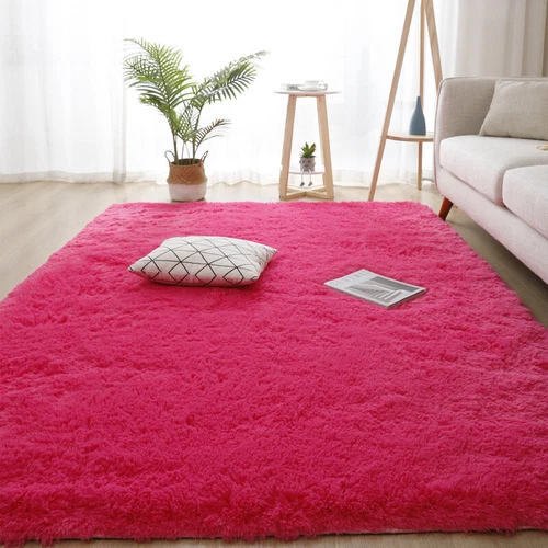Super Soft Shaggy Rugs Anti-Slip Large Fluffy Rug Living Room Bedroom Carpet Mat - Picture 32 of 35