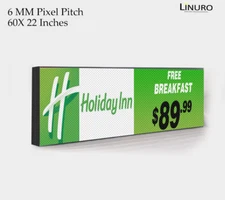 Outdoor LED Digital Sign 60x22 Inch/ Advertisement Screen