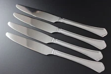 International 18/0 Stainless Silverware - CAPRI FROST - Dinner Knives (4)