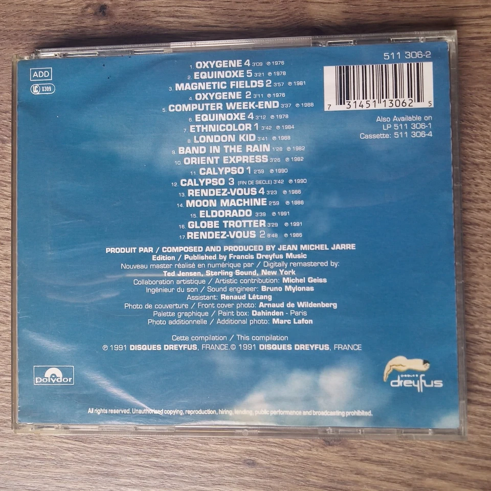 Jean-Michel Jarre – Images: The Best Of Jean Michel Jarre (CD, 1991) - Bild 2 von 2