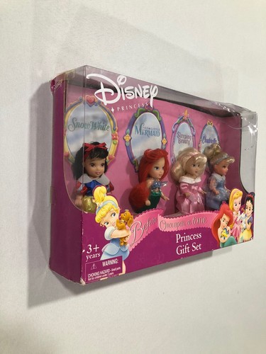 Neu Disney Princess Geschenkset 2002 Before Once Upon A Time 4 Puppen Box beschädigt - Bild 7 von 17
