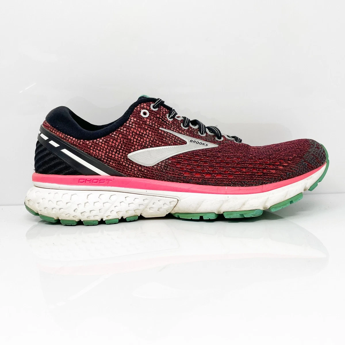 Brooks Womens Ghost 11 1202771B017 Pink Running Shoes Sneakers Size 9 B