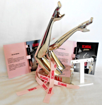 Jean Paul Gaultier, SCANDAL, 3ml EDP, Kreolen + MINI-SCANDAL-Beine, Duft-B.  NEU