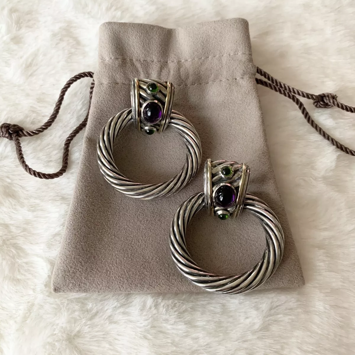 David yurman door knocker best sale earrings