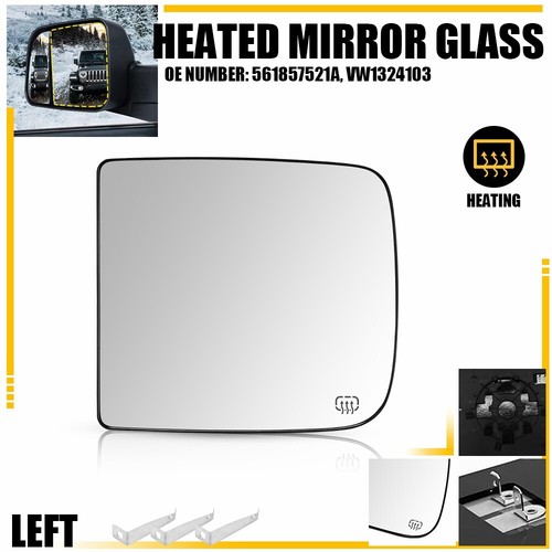 Passenger Side Power Heated Towing Mirror Glass For Ford F-150 (2009-2014)