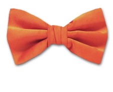 Men's Solid Satin Self Tie Bowtie- NWT