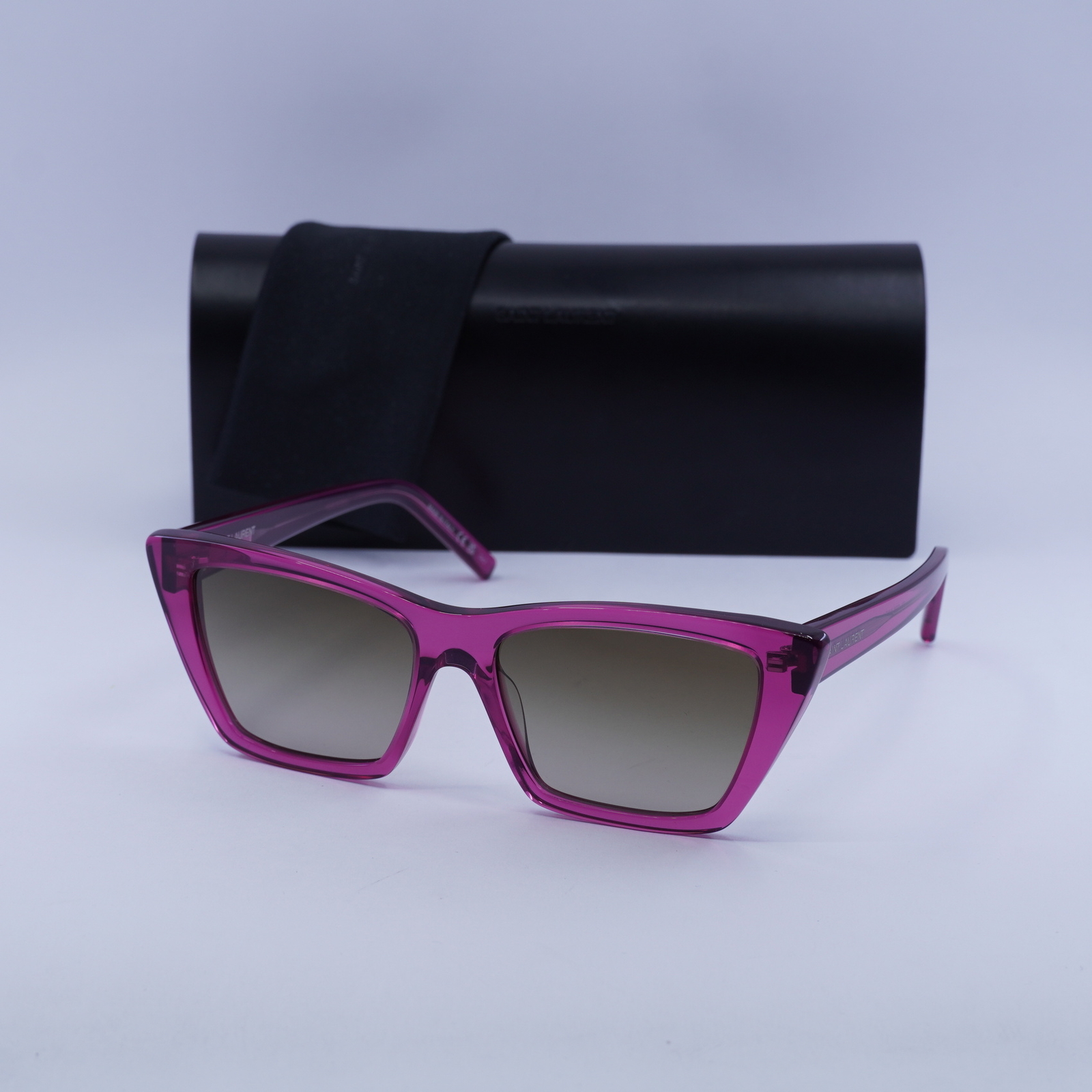 Saint Laurent SL276 MICA 061 Trasparente Ciclamino Cachi Gradiente 55 16 145 Su...