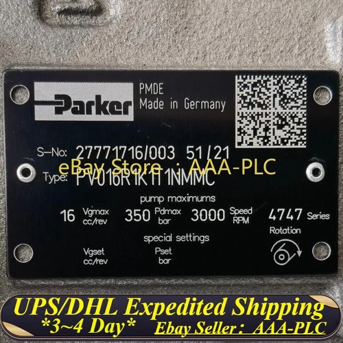 Expedited Shipping Parker PV016R1K1T1NMMC Hydraulic pump