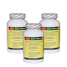 EZorb Calcium Capsules (3) 92% Absorption for Bone Spurs, Osteoporosis, Save 7% 