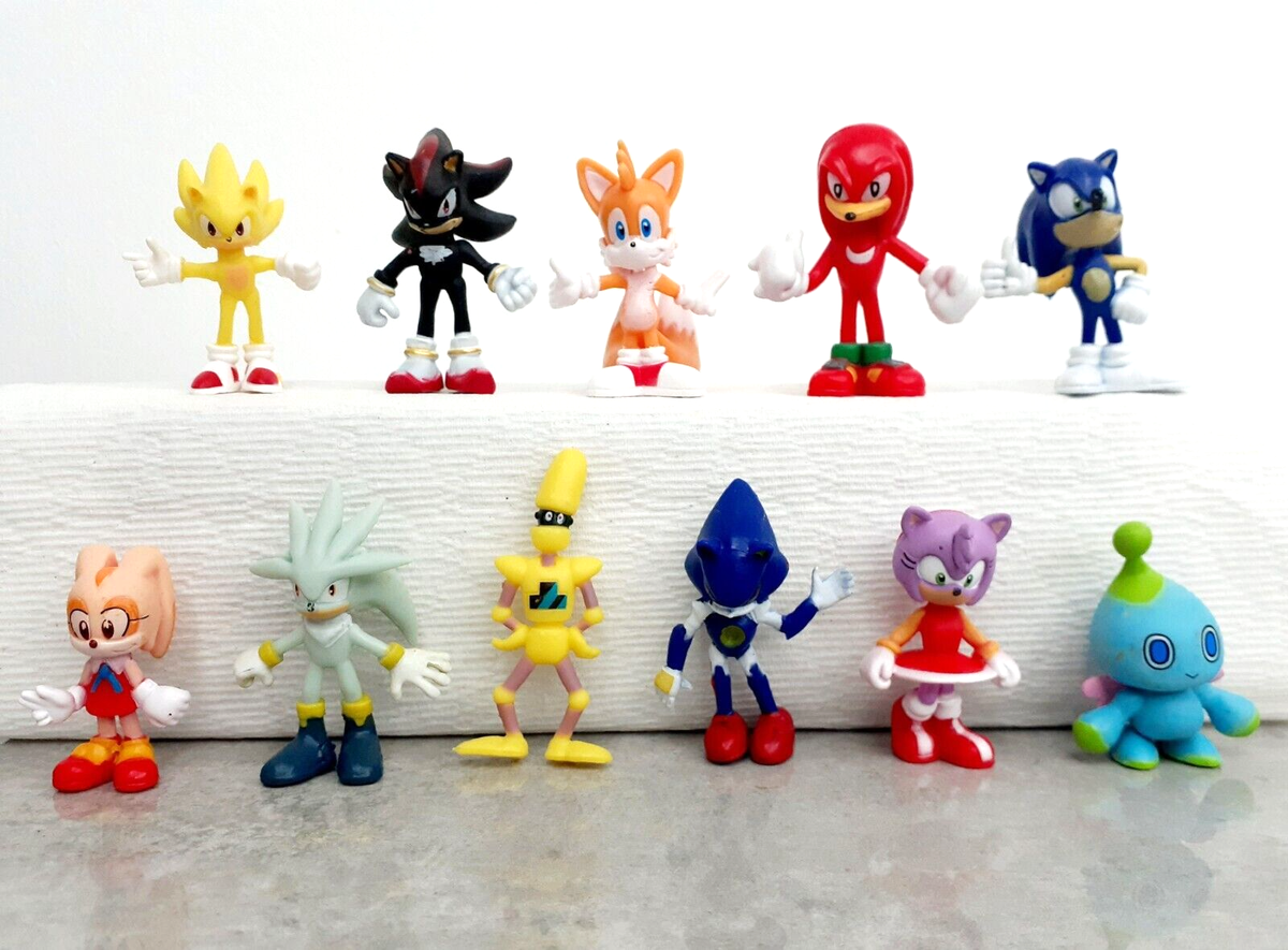 Sonic X the Hedgehog set of 11 Figures 2