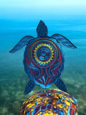 Sea Turtle Patch 4.61'' X 4.28''
