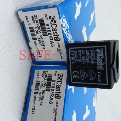 1PC NEW CASTEL solenoid valve coil 9100/RA6 *pz