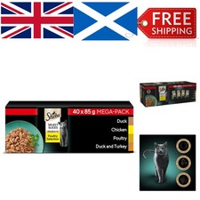 Delicious Poultry Gravy Cat Food Pouches - 40x85g for Adult Weight Management 7.75 per kilo