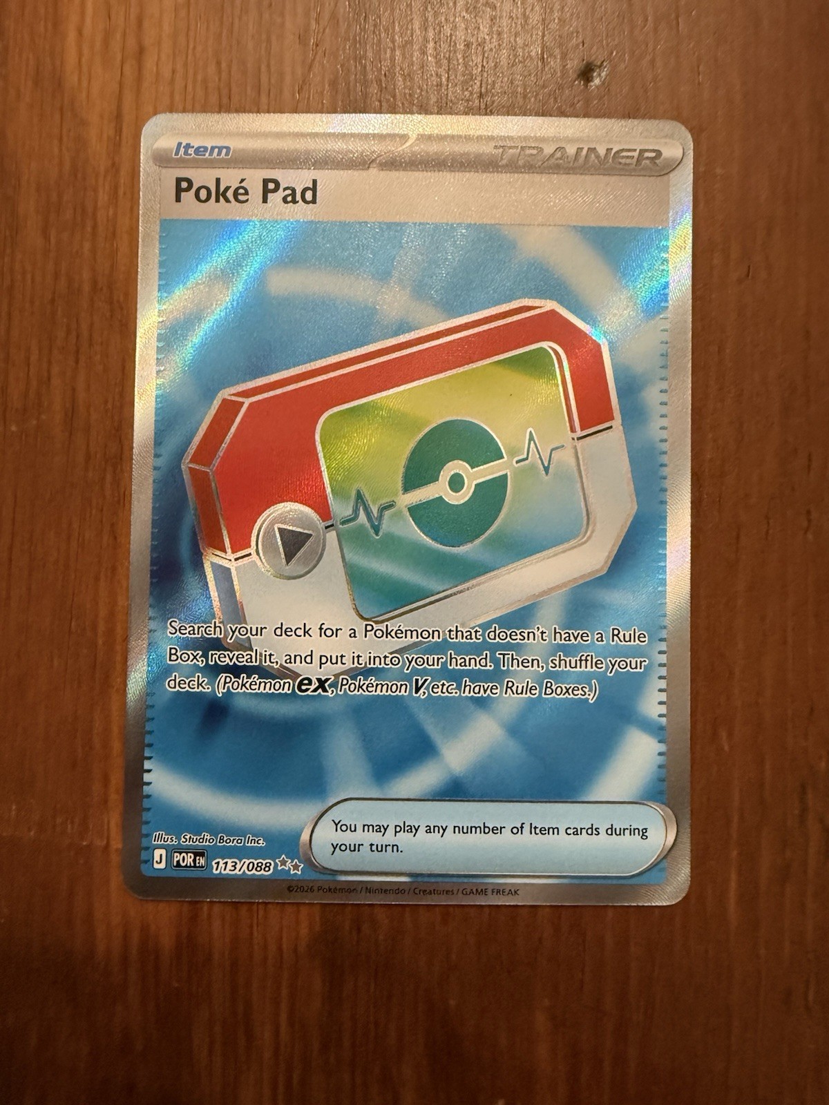 Poke Pad 113/088 Me03: Perfect Order Holo