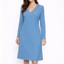 BOSS -  Stud Shoulder Shift Dress