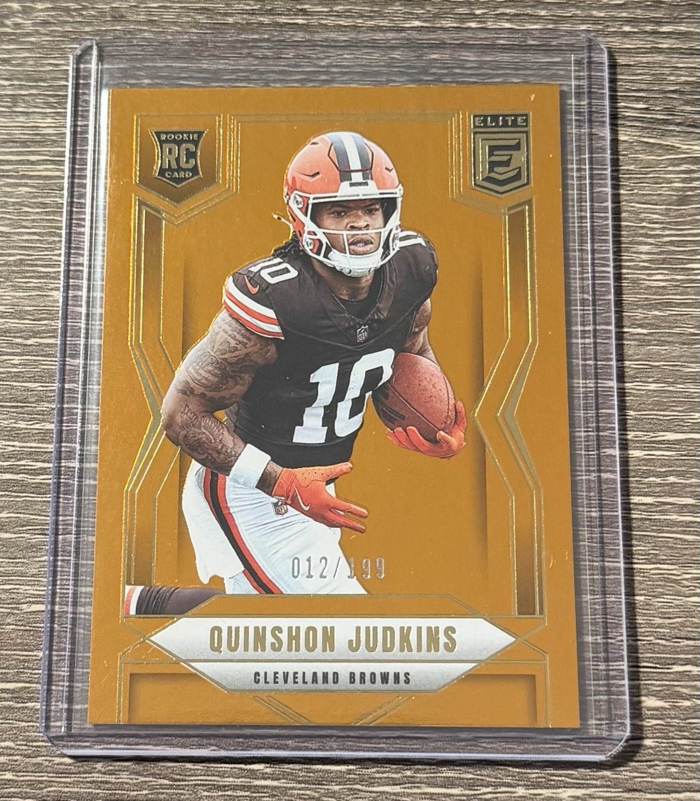 2025 Panini Donruss Elite - Rookies Quinshon Judkins #121 Orange /199 (RC)