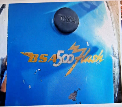 #ad BSA 500 Flash top petrol tank vinyl sticker 1954 63 A7 500 Flash US model twins $18.00