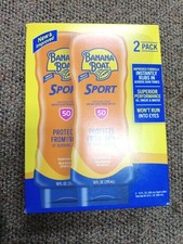 Banana Boat Sport Ultra SPF50 Sunscreen Lotion, 10 Fluid Ounce Pack of 2 09/27