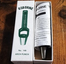 New Osborne 5/16" Arch Punch No. 149 for Leather, Rubber  More - In Box