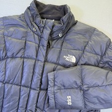 Youth Girls TNF The North Face 550 Quilted Black Puffer Jacket Medium 10/12