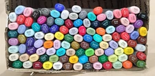 LOT OF 112 - Copic Sketch Art Markers - Assorted Colors - NEW! - FREE Shipping!